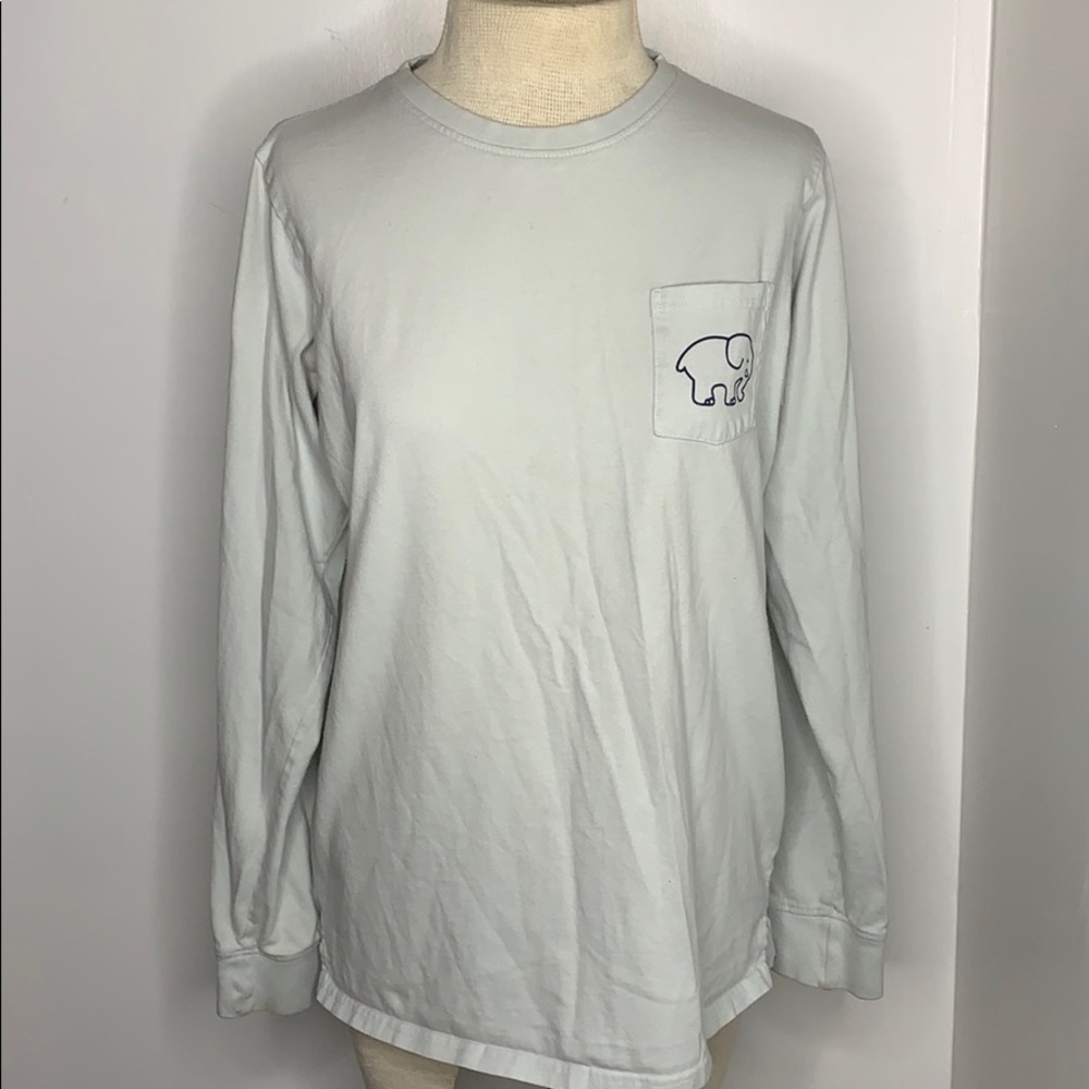 IVORY ELLA LING SLEEVE TEE IN SAGE